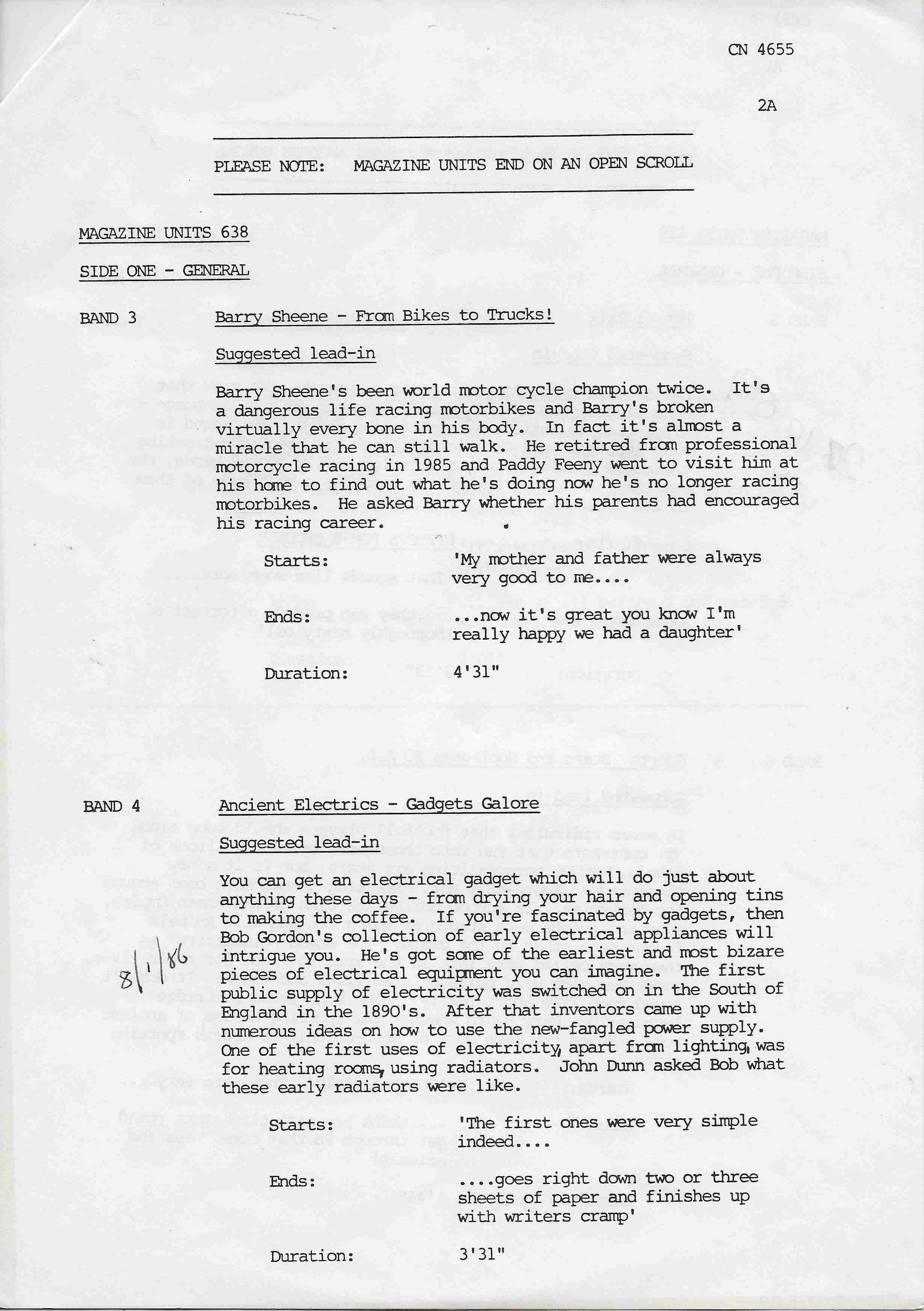 Inserts from CN 4655